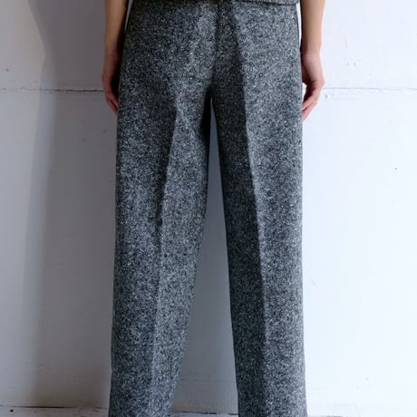 nep tweed wide pants