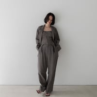 check cotton pants