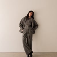 nep tweed wide pants | ERiKOKATORi