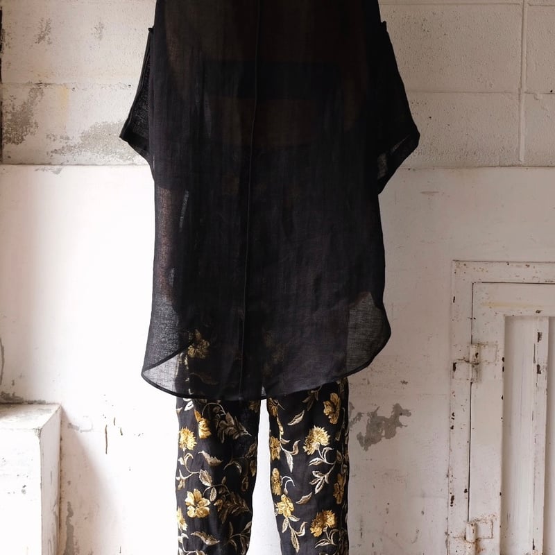 linen gawze T-shirt | ERiKOKATORi linen gawze T-shirt | ERiKOKATORi
