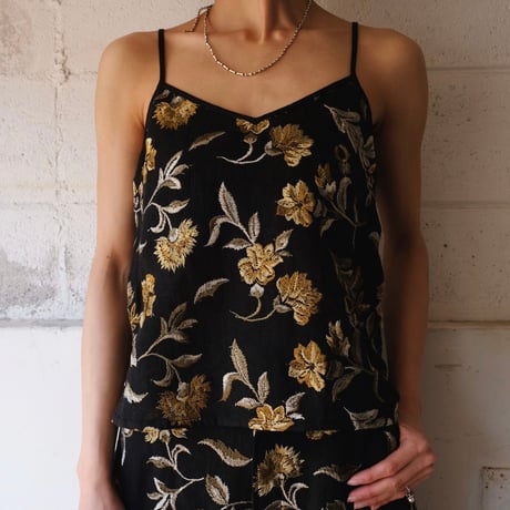 flower embroidery camisole