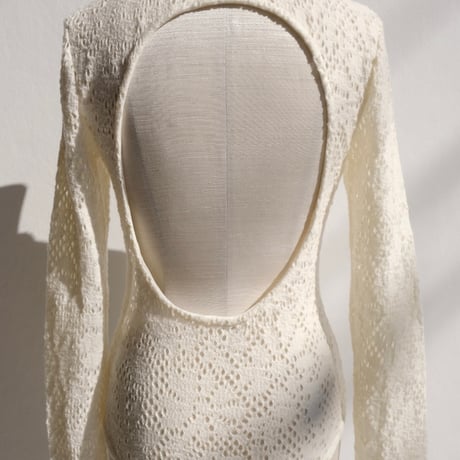 flower wool body suit