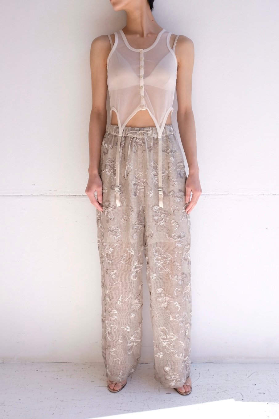 sheer gater tank top | ERiKOKATORi