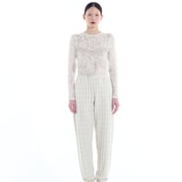 flower wool body suit