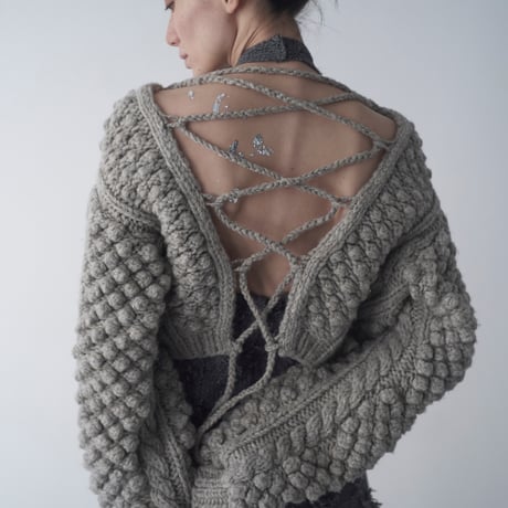 lace up hand knit