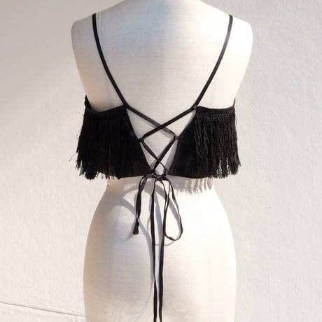 fringe silk camisole