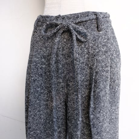 nep tweed wide pants