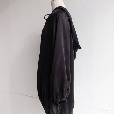 silk hoodie tunic