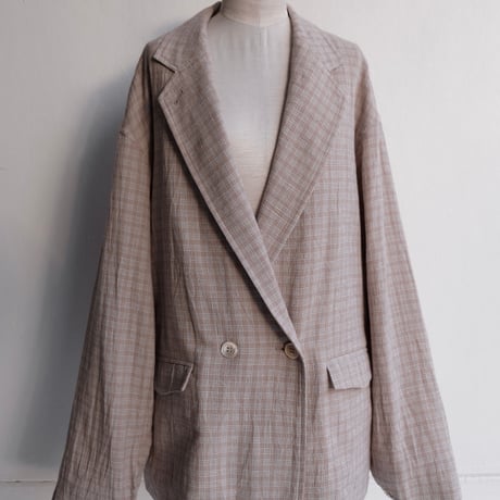 check cotton jacket