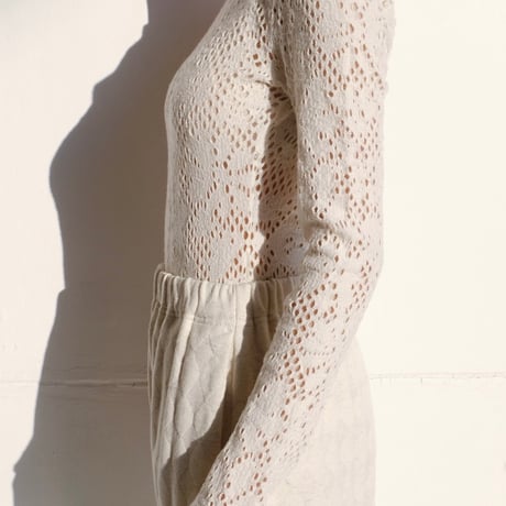 flower wool body suit