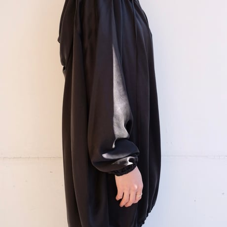 silk hoodie tunic