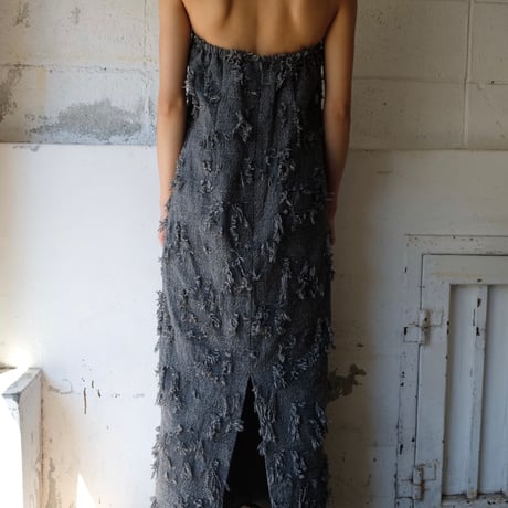 ripped wool dress