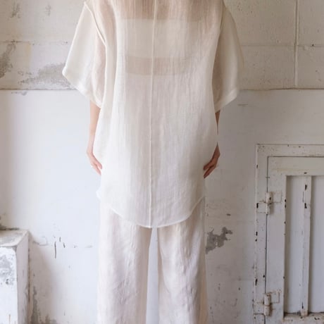 linen gawze T-shirt