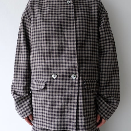 check cotton jacket