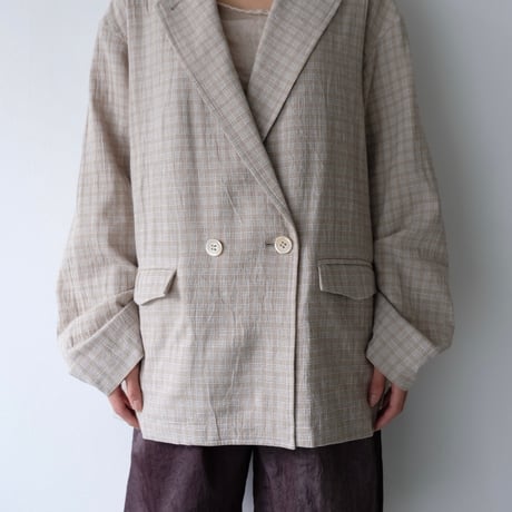 check cotton jacket