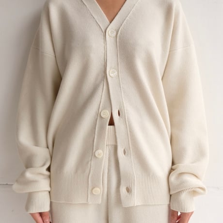 ultra fine wool cardigan