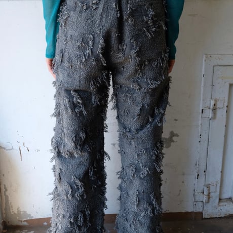 ripped wool pants