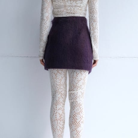 flower wool cardigan