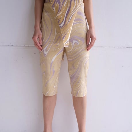 suminagashi rib pants