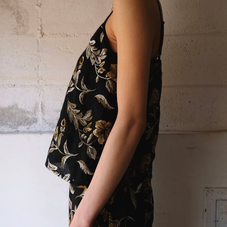 flower embroidery camisole