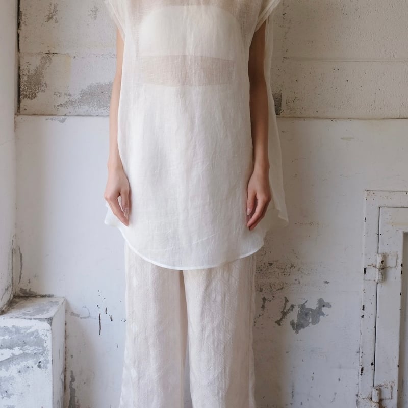 linen gawze nosleeve | ERiKOKATORi linen gawze nosleeve | ERiKOKATORi
