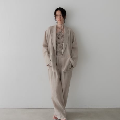 check cotton jacket