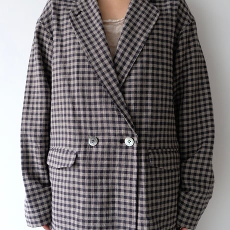 check cotton jacket