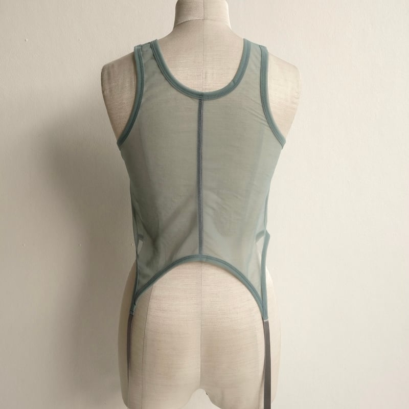sheer gater tank top | ERiKOKATORi