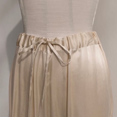 fringe silk pants