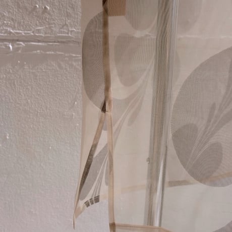 suminagashi silk skirt