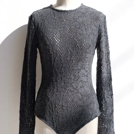 flower wool body suit