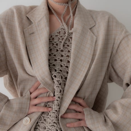 ERiKOKATORi エリコカトリ check cotton jacket CATEGORY JACKET | ERiKOKATORi