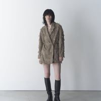 ramie sheer pin tuck blouse | ERiKOKATORi