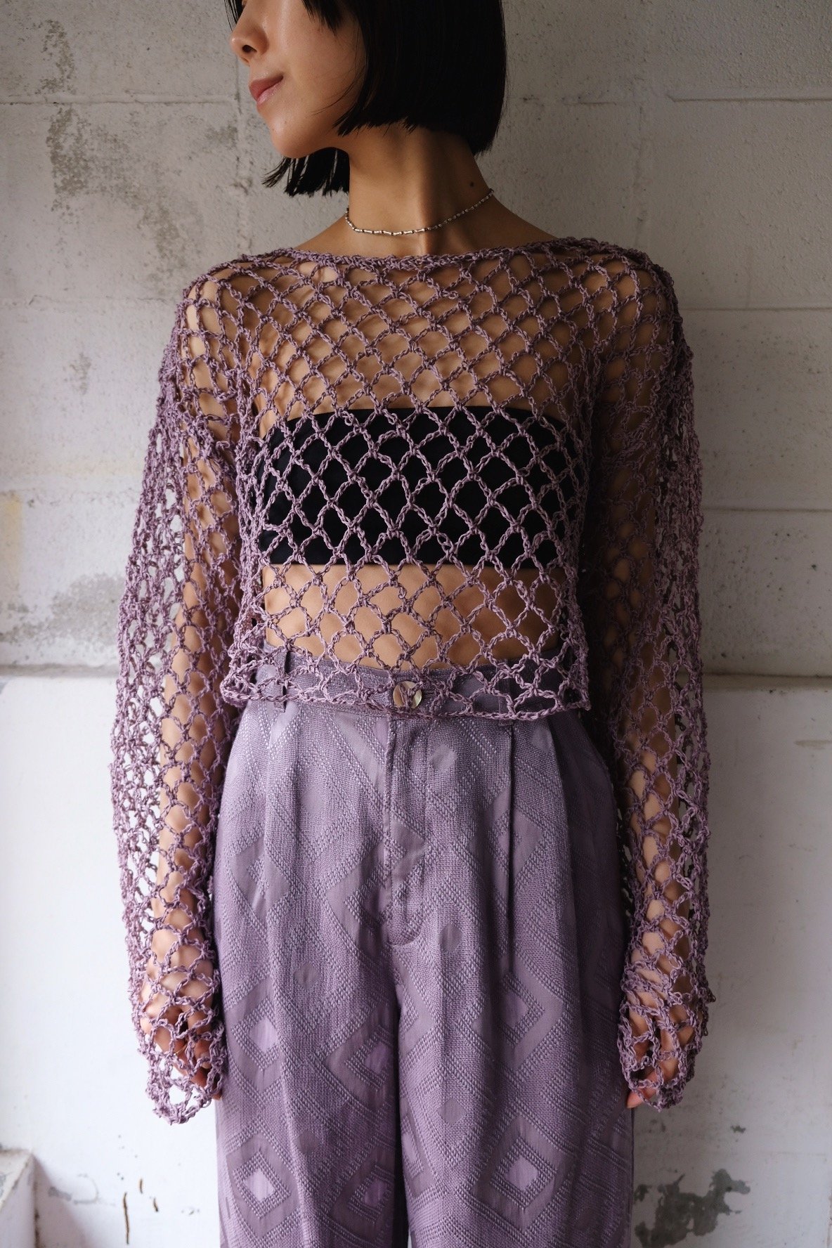 konjac knit top | ERiKOKATORi konjac knit top | ERiKOKATORi