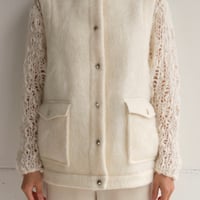 kid mohair vest | ERiKOKATORi