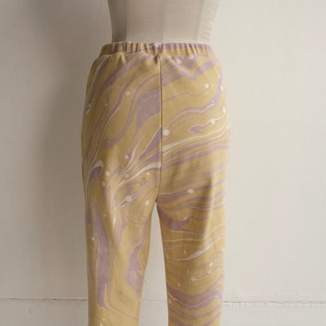 suminagashi rib pants