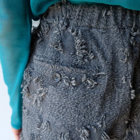 ripped wool pants