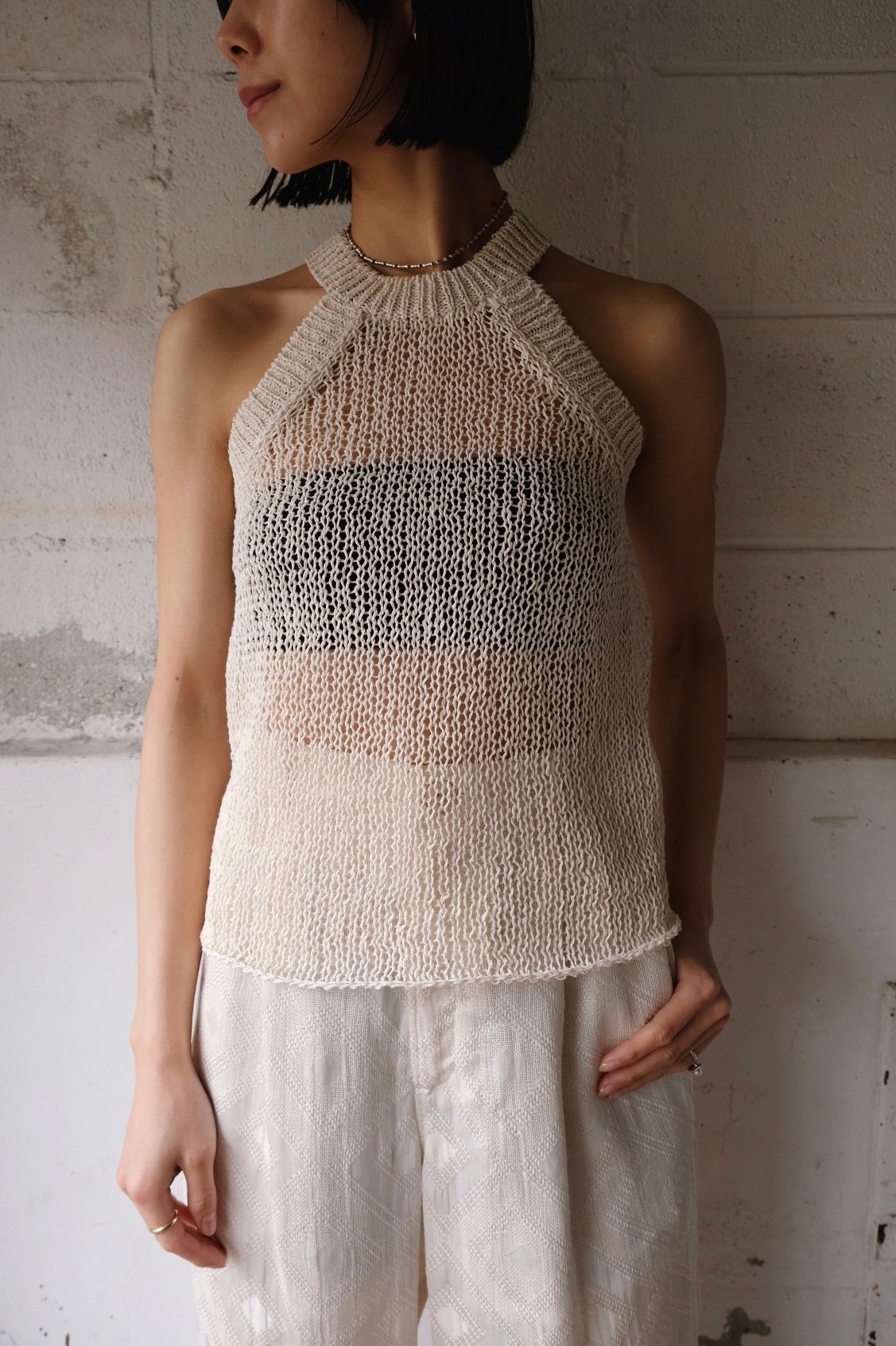 konjac knit tank top | ERiKOKATORi konjac knit tank top | ERiKOKATORi