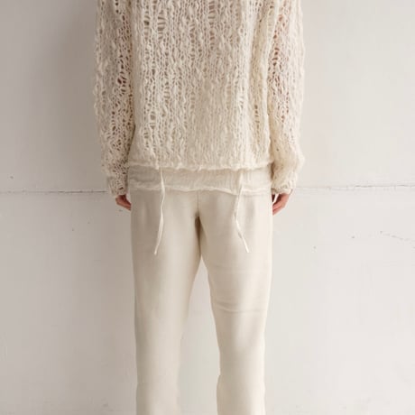 low gauge hand knit