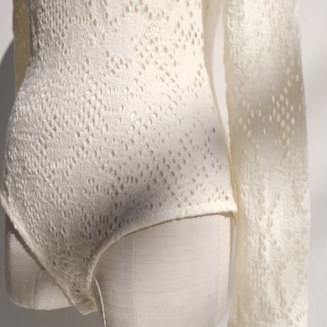flower wool body suit