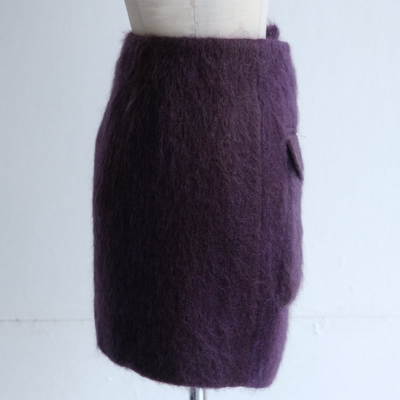ERiKO KATORi / flow dye kid mohair skirt