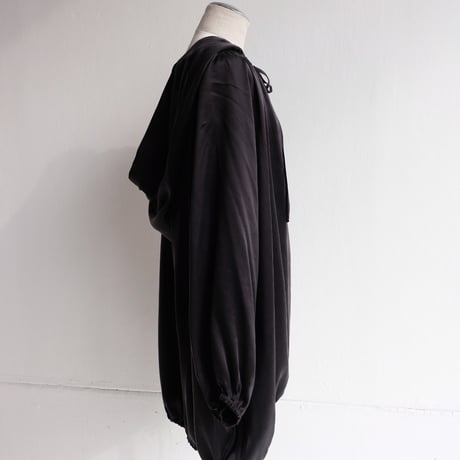 silk hoodie tunic