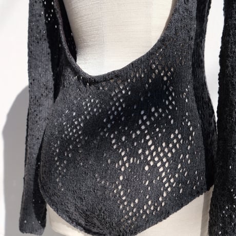 flower wool body suit