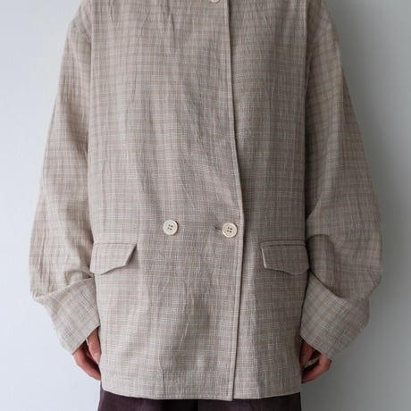 check cotton jacket