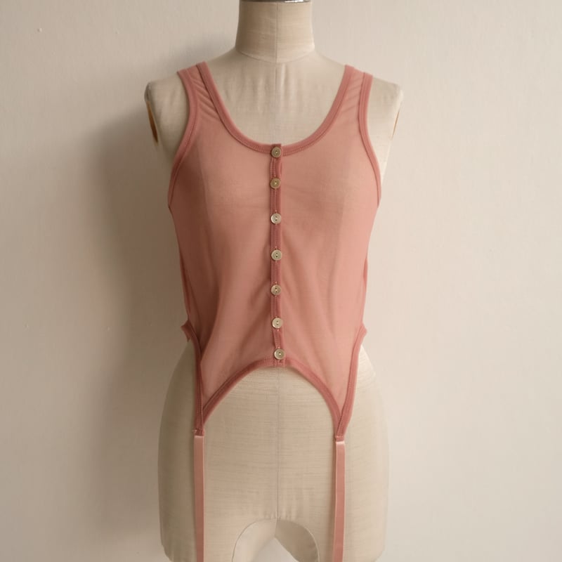 sheer gater tank top | ERiKOKATORi