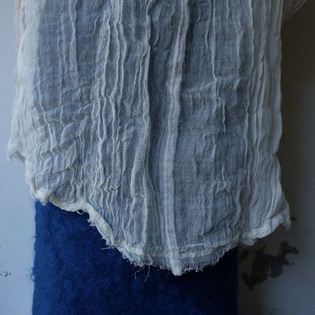 wool linen gawze l/s-t