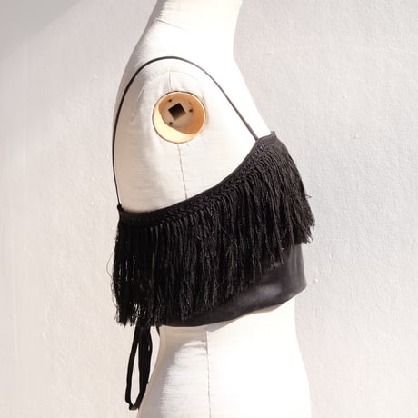 fringe silk camisole