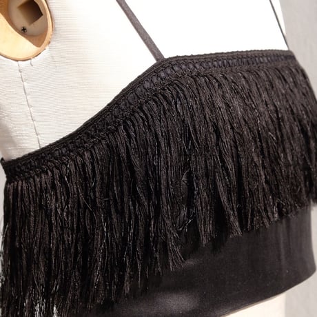 fringe silk camisole