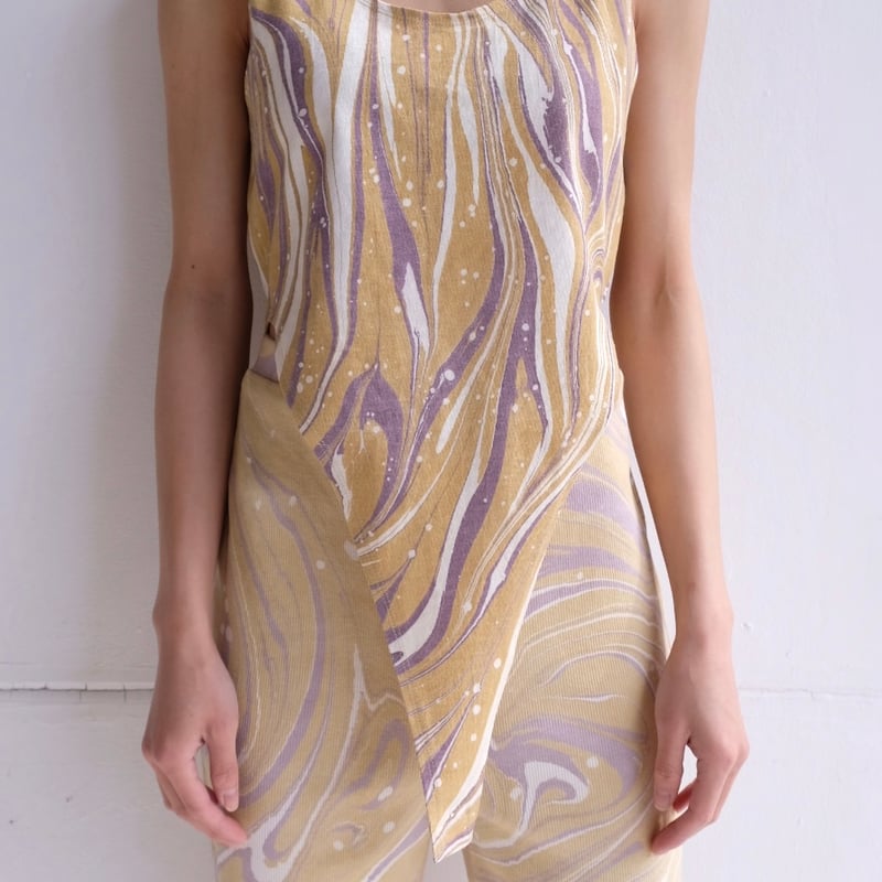 suminagashi body suit | ERiKOKATORi