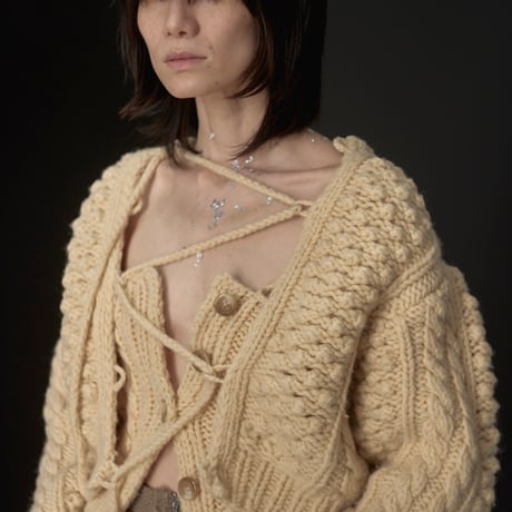 lace up hand knit